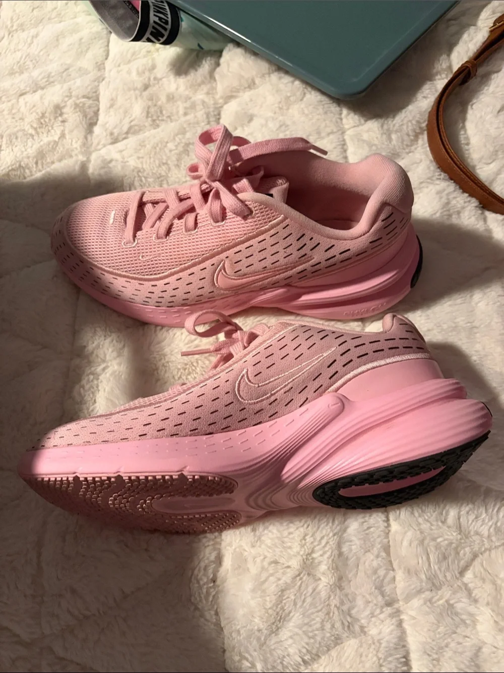 Nike Pink Breathable 6Y Running Shoes